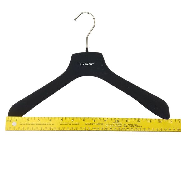 Vintage Givenchy Velvet Clothes Hanger Designer Luxury Black Blazer Coat Jacket - Picture 8 of 8